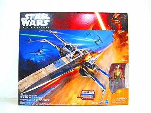 0630509378623 - STAR WARS THE FORCE AWAKENS RESISTANCE X-WING FIGHTER BLUE VERSION & POE DAMERON