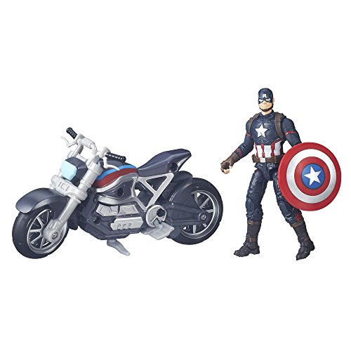 0630509396825 - MARVEL LEGENDS SERIES CAPTAIN AMERICA AND MOTORCYCLE