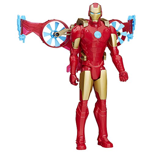 0630509396870 - MARVEL TITAN HERO SERIES IRON MAN WITH HOVER PACK