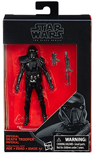 0630509504152 - STAR WARS, 2016 THE BLACK SERIES, IMPERIAL DEATH TROOPER (ROGUE ONE) EXCLUSIVE ACTION FIGURE, 3.75 INCHES