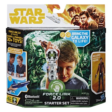 0630509621460 - STAR WARS FORCE LINK 2.0 STARTER SET WITH HAN SOLO FIGURE AND FORCE LINK WEARABLE TECHNOLOGY