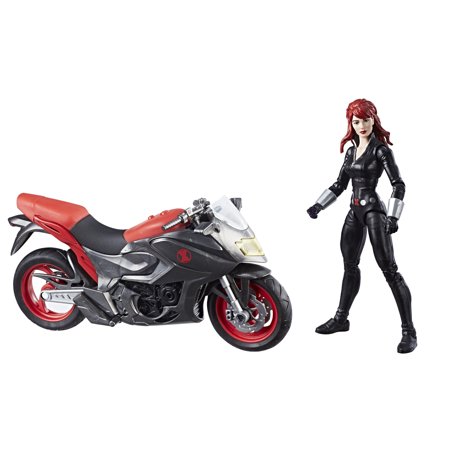 0630509626380 - MARVEL LEGENDS SERIES 6-INCH BLACK WIDOW WITH MOTORCYCLE