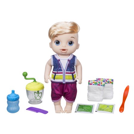 0630509626595 - BABY ALIVE SWEET SPOONFULS BABY BOY - BLONDE STRAIGHT HAIR