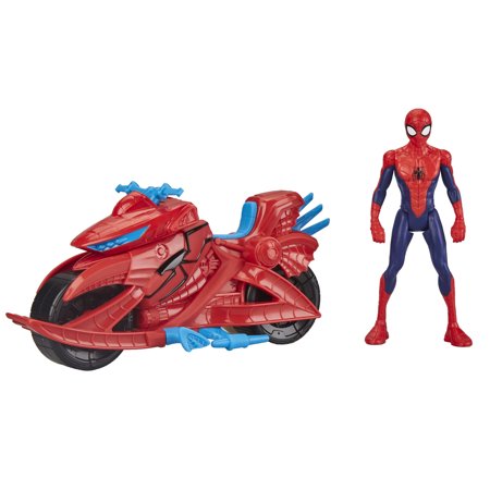 0630509752720 - MARVEL SPIDER-MAN 6-INCH FIGURE, INCLUDES SPIDER CYCLE VEHICLE