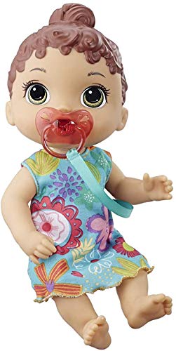 0630509755202 - BABY ALIVE BABY LIL SOUNDS: INTERACTIVE BROWN HAIR BABY DOLL FOR GIRLS & BOYS AGES 3 & UP, MAKES 10 SOUND EFFECTS, INCLUDING GIGGLES, CRIES, BABY DOLL WITH PACIFIER