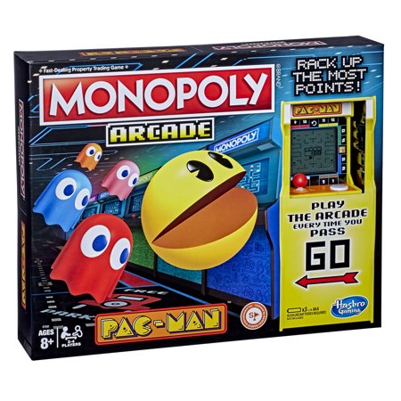 0630509894062 - MONOPOLY ARCADE PAC-MAN GAME; MONOPOLY BOARD GAME FOR KIDS AGES 8 AND UP; INCLUDES BANKING AND ARCADE UNIT