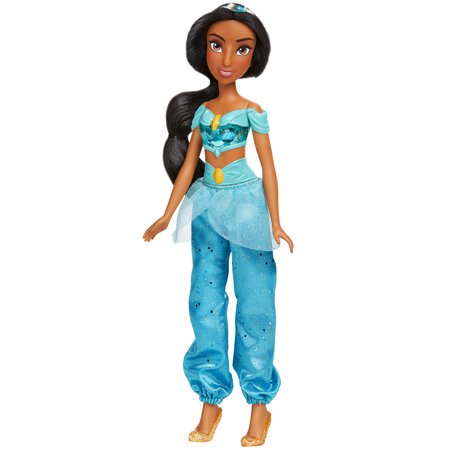0630509985234 - DISNEY PRINCESS ROYAL SHIMMER JASMINE DOLL, FASHION DOLL WITH SKIRT AND ACCESSORIES, TOY FOR KIDS AGES 3 AND UP
