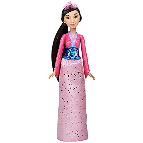 0630509985265 - DISNEY PRINCESS ROYAL SHIMMER MULAN DOLL, FASHION DOLL WITH SKIRT AND ACCESSORIES, TOY FOR KIDS AGES 3 AND UP