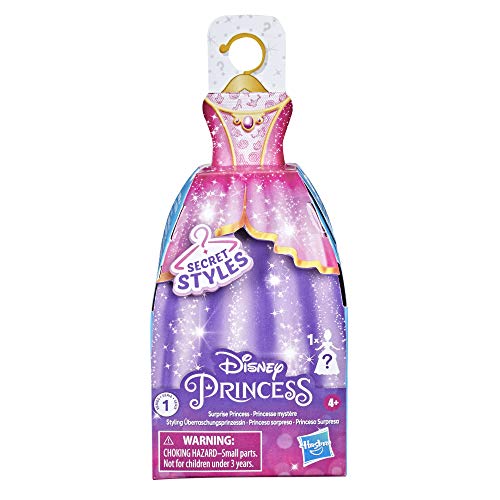 0630509986712 - DISNEY PRINCESS SECRET STYLES SURPRISE PRINCESS SERIES 1, MINI FASHION DOLL WITH DRESS, BLIND BOX COLLECTIBLE TOY FOR GIRLS 4 YEARS AND UP
