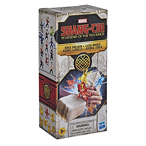 0630509988181 - MARVEL SUPERHERO SHANG-CHI AND THE LEGEND OF THE TEN RINGS BRICK BREAKER, 5 COLLECTIBLE MINI-FIGURE TOYS IN BREAK-OPEN BOX FOR KIDS AGES 5 AND UP