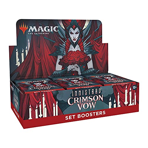 0630509994496 - MAGIC: THE GATHERING INNISTRAD: CRIMSON VOW SET BOOSTER BOX | 30 PACKS + BOX TOPPER (361 MAGIC CARDS)