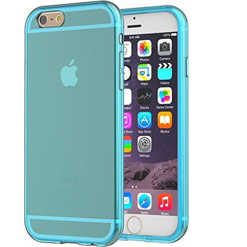 0630617095238 - TRUGLUE IPHONE 6S 6 CASE,{ULTRA SLIM} TRANSPARENT PERFECT FIT CLEAR CASE FOR IPHONE 6 4.7 INCH - HIGH QUALITY RUBBER CASE X1 (BLUE)