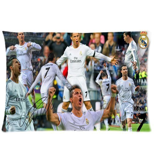 6307037171647 - HOME USE PILLOWCASE COVER SPECIAL PATTERN SOCIEDAD MADRID FOOT-BALL CLUB CRISTIANO RONALDO TWIN SIDES CUSTOM PILLOWSLIP ZIPPERED PILLOWCASE PILLOW SLIP CASE 20X36 INCH Z-1690