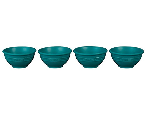 0630870136792 - 1/4 CUP PINCH BOWLS (SET OF 4) COLOR: CARIBBEAN