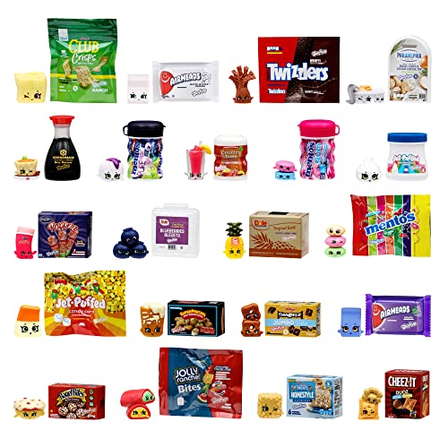 0630996578711 - SHOPKINS REAL LITTLES SNACK TIME 21 PK EXCLUSIVE PACK, 21 PLUS 21 REAL BRANDED MINI PACKS INSIDE.