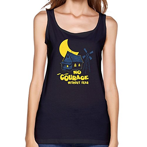 6310153001170 - WOMAN'S NO COURAGE WITHOUT FEAR TANK TOP [BLACK M