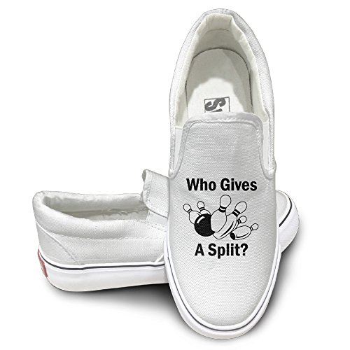6311068023806 - WHO GIVES A SPLIT MEN FUNNY SKATEBOARD SHOES CANVAS SNEAKERS CANVAS BOAT SHOE