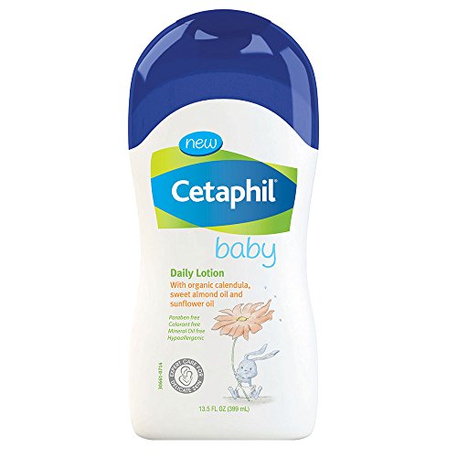 0631113216226 - CETAPHIL BABY DAILY LOTION WITH ORGANIC CALENDULA, SWEET ALMOND OIL AND SUNFLOWER OIL, 13.5 OUNCE