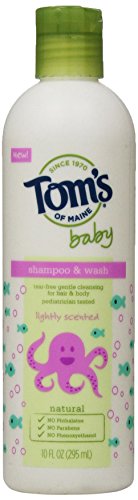 0631113219562 - TOM'S OF MAINE LIGHTLY SCENTED BABY SHAMPOO AND WASH, 10 FLUID OUNCE