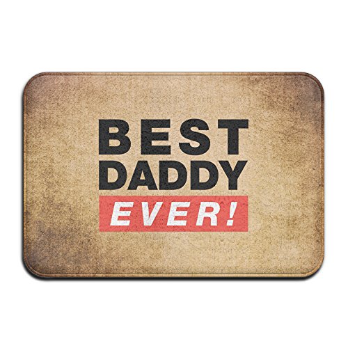 6311213006838 - BEST DADDY EVER LOGO DESIGN FATHER'S DAY GIFT WELCOME MAT DOORMAT OUTDOOR FUNNY