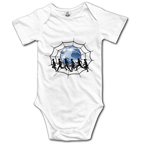 6311243027544 - CUTE BABY ONESIE WHY SPYDR SPYDR TIME WITH SPIDER TIMING ONE PIECE BODYSUIT