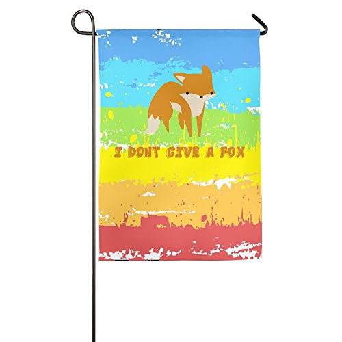 6312605010488 - I DON'T GIVE A FOX ONE SIDED OUTDOOR FLAGS HOME FLAG