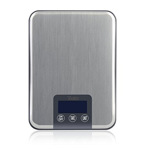 0631324828416 - (YOUFO) YOOFOR DIGITAL COOKING SCALE STAINLESS STEEL TOP PLATE 15KG 1G UNIT BUSINESS FOR SILVER