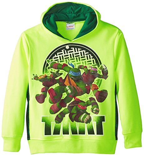 0631338300977 - EXTREME CONCEPTS BIG BOYS' TURTLES POLY SUBLIMATION FLEECE, LIME GREEN, X-LARGE/18/20