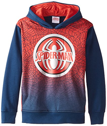 0631338301011 - EXTREME CONCEPTS BIG BOYS' SPIDERMAN POLY SUBLIMATION FLEECE, NAVY, X-LARGE/18/20