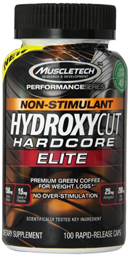 0631656604511 - HYDROXYCUT HARDCORE ELITE STIM FREE WEIGHT LOSS SUPPLEMENT, 100 COUNT