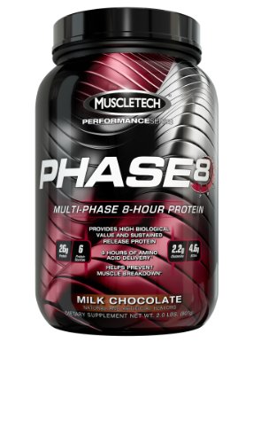 0631656703467 - MUSCLETECH PHASE 8 PROTEIN POWDER, MULTI-PHASE 8-HOUR PROTEIN FORMULA, MILK CHOCOLATE, 2.0 LBS (907G)