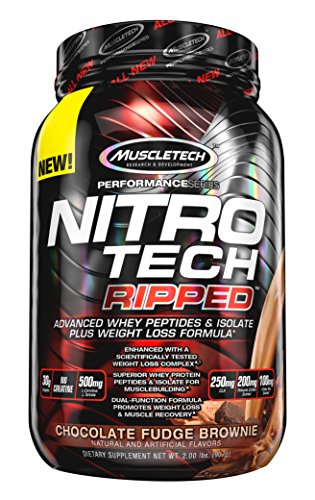 0631656709445 - MUSCLETECH NITROTECH RIPPED POWDER, ADVANCED WHEY PROTEIN PEPTIDES & ISOLATE PLU