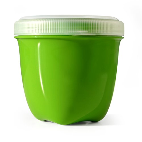 0631740510117 - PRESERVE FOOD STORAGE CONTAINER, 8 OUNCE/MINI, MADE FROM RECYCLED PLASTIC, APPLE GREEN