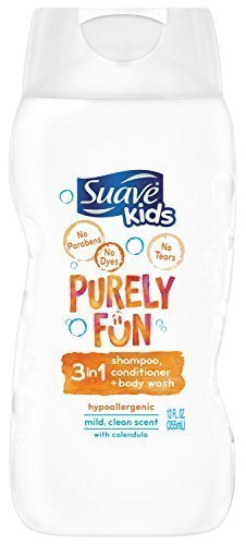 6317483746351 - SUAVE KIDS 3-IN-1 SHAMPOO/CONDITIONER AND BODY WASH, PURELY FUN, 12 OUNCE (3 PACK )