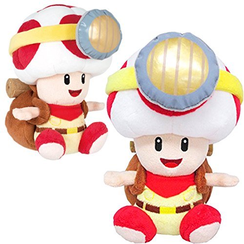 6319140313630 - SUPER MARIO SERIES 6.5 INCHES SITTING POSE CAPTAIN TOAD HANDMADE STUFFED PLUSH DOLL TOY