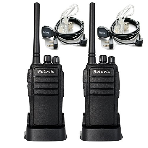 0631976588997 - RETEVIS RT21 UHF 400-480MHZ TWO WAY RADIO 16 CH VOX SCRAMBLER HAM TRANSIVER(1 PAIR) AND COVERT AIR ACOUSTIC EARPIECE(2 PACK)