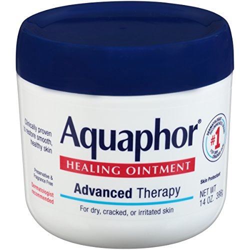 0632181637180 - AQUAPHOR HEALING OINTMENT - MOISTURIZING SKIN PROTECTANT FOR DRY CRACKED HANDS, HEELS AND ELBOWS, USE AFTER HAND WASHING - 14 OZ JAR