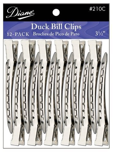 0632181667910 - DIANE D210C DUCK BILL CLIP, 12-COUNT/POLYBAG (PACK OF 12) (PACK OF 6)