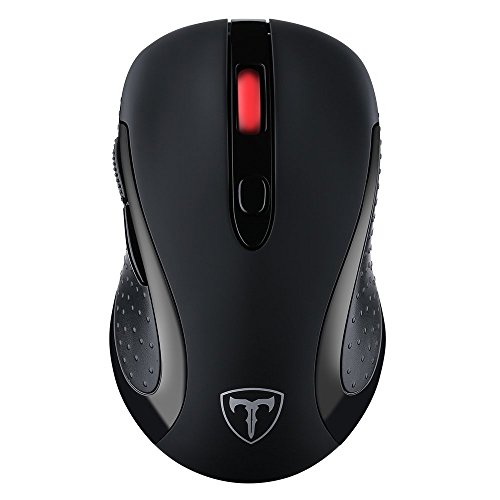 0632423439275 - OMORC 2.4GHZ WIRELESS OPTICAL MOUSE COMPUTER MICE (800/1200/1600/2000/2400 DPI), NANO USB RECEIVER, CUSTOMIZED SIDE BUTTONS - BLACK