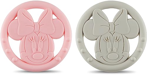 0632878947639 - CUDLIE DISNEY SILICONE TEETHER TOY SET FOR INFANTS, FOOD GRADE AND BPA FREE TEETHERS FOR BABIES 6-12 MONTHS, 2-PACK TEETHER TOYS FOR NEWBORNS