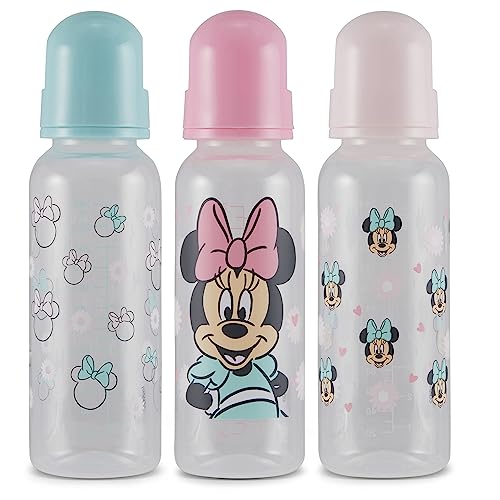 0632878971979 - BABY BOTTLES 9 OZ FOR BOYS AND GIRLS| 3 PACK OF DISNEY MINNIE MOUSE POSE INFANT BOTTLES FOR NEWBORNS AND ALL BABIES | BPA-FREE PLASTIC BABY BOTTLE FOR BABY SHOWER
