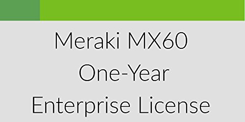 0632930915439 - MERAKI MX60 ENTERPRISE LICENSE - 1 YEAR LIC-MX60-ENT-1YR