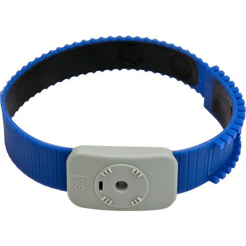 0632963586200 - 3M 4720 DUAL CONDUCTOR THERMOPLASTIC WRIST STRAP ONLY, BLUE