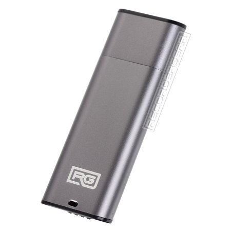 0633090372674 - FD10 8GB USB FLASH DRIVE VOICE RECORDER / SMALL 192KBPS HD QUALITY AUDIO RECORDING DEVICE / 16HR BATTERY & 90HR CAPACITY (GRAY)