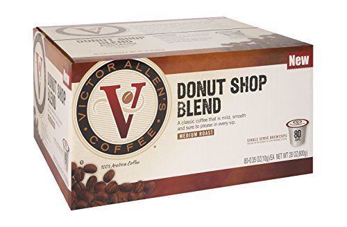 0633131567885 - VICTOR ALLEN COFFEE, DONUT SHOP SINGLE SERVE K-CUP, 80 COUNT (COMPATIBLE WITH 2.0 KEURIG BREWERS)