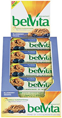 0633131568004 - BELVITA BREAKFAST BISCUITS, BLUEBERRY, 1.76 OUNCE (BOX OF 8)