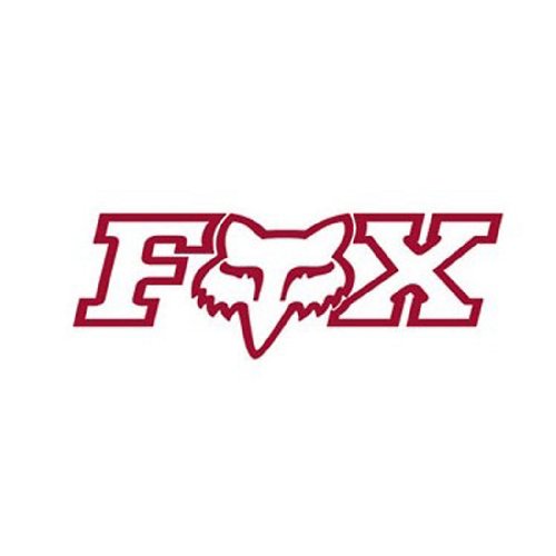 0633523133049 - FOX RACING - FOX STICKER - FHEADX RED 6 - RED - ONE SIZE
