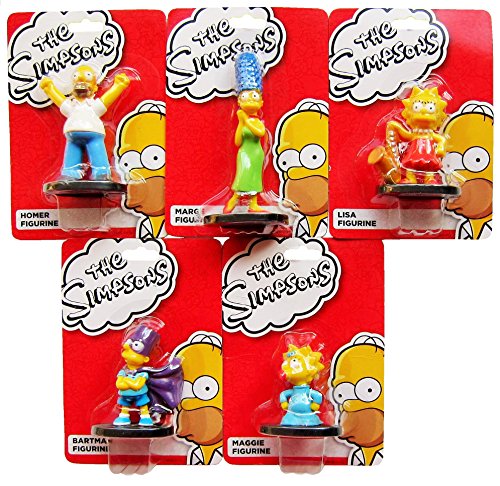 0633556534431 - THE SIMPSONS FAMILY CAKE TOPPERS WITH HOMER, BART, MARGE, MAGGIE, LISA