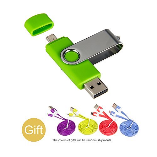 6335633667790 - GENERIC 8GB USB OTG (ON THE GO) FLASH DRIVE DUAL TRANSFORMS MEMORY USB STICK 2.0 INTO MICRO USB FOR ANDROID SMARTPHONE AND TABLET GREEN