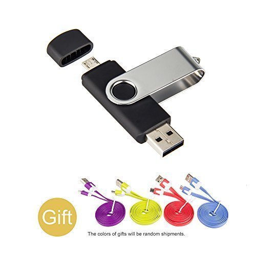 6335633668001 - GENERIC 8GB USB OTG (ON THE GO) FLASH DRIVE DUAL TRANSFORMS MEMORY USB STICK 2.0 INTO MICRO USB FOR ANDROID SMARTPHONE AND TABLET BLACK